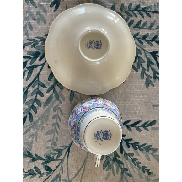 VTG ROSINA Bone China Cup & Saucer Set. Made In England - Picture 8 of 8